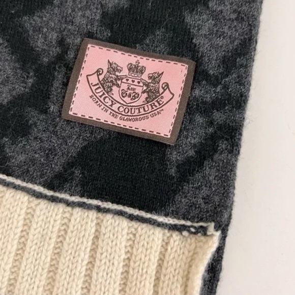 Juicy Couture Scotty Print Scarf - Y2K - Picture 7 of 11